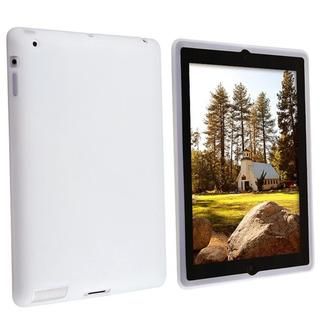 Clear White Silicone Case for Apple iPad 2