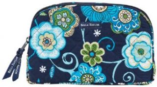 Bella Taylor Blue Tropic Quilted Makeup Pouch BLUE