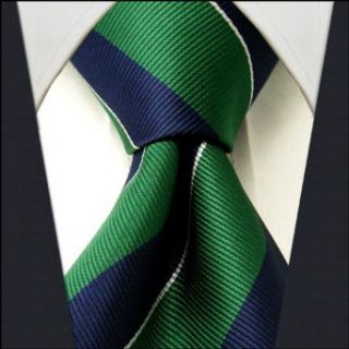 Neckties By Scott Allan, 100% Woven Dark Green Blue