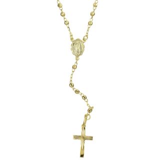 14k Gold 14 inch Italian Childs Rosary Necklace