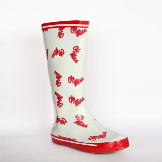Ole Miss Rebel Womens Scattered Logo Rain Boots Today $45.99