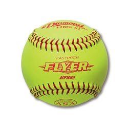 Diamond 12RFPSC ASA® Yel Synth Softball (DZN) Sports