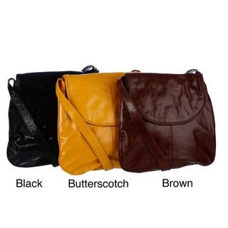 Latico Front flap Leather Crossbody Bag