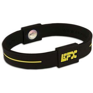 EFX Silicone Sport Bracelet Wristband Size LARGE 8 BLACK