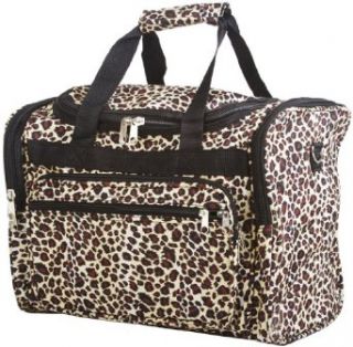 16 Leopard Print Duffle Dance Gym Bag Travel Luggage