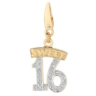 Silver Diamond Accent Sweet 16 Charm Today $64.99