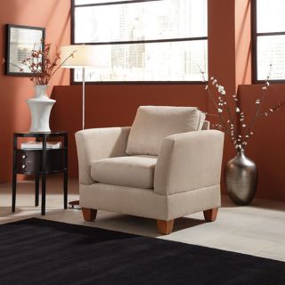 Simplicity Sofas 36 inch Microfiber Small Space Arm Chair