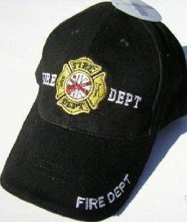 Fire Department Embroidered Baseball Hat Sports