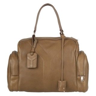 Yves Saint Laurent Leather Vanity Bowler Bag