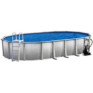 Discovery Above Ground 18 foot x 33 foot Oval Swimming Pool Package