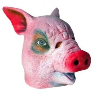 Deluxe Latex Pig Mask Clothing