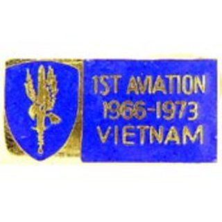 U.S. Army 1st Aviation Brigade Vietnam Pin 1 1/8 Sports