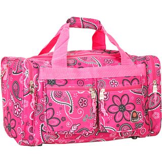 Rockland Bel Air Pink Bandana 19 inch Carry on Tote/ Duffel Bag
