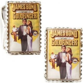 Sterling Silver James Bond Goldfinger Cufflinks Clothing