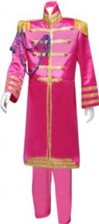 Mens XXL Pink Beatles Sgt. Peppers Costume Clothing