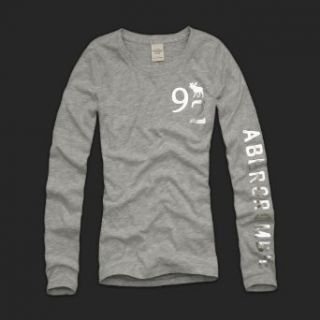 Abercrombie & Fitch Long Sleeve Alice   Heather Grey (S