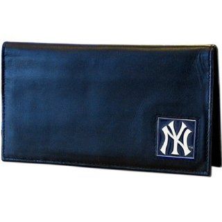MLB New York Yankees Leather Checkbook Cover Sports