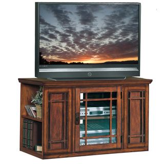 Mission Oak 42 inch Bookcase TV Stand & Media Console
