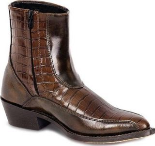  Mens Laredo 7 Comfort Side Zip Walking Ankle Boots Shoes