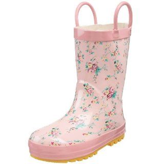  Laura Ashley Toddler La005 Rain Boot,Pink,5 M US Toddler Shoes