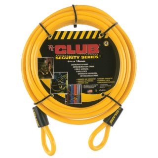The Club 20 foot Yellow Security Cable
