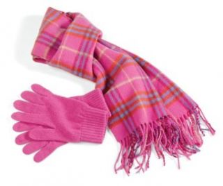 Burberry Womens Merino/Cashmere Scarf and Glove Boxed Set