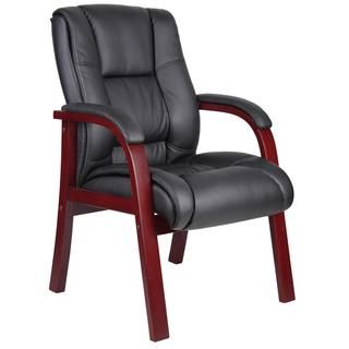 Boss Mid back Black Guest Chairs