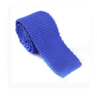 KNIT P 25   Pool Blue  Knit Mens Tie Clothing