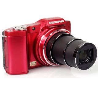Olympus SZ 14 14MP Red Digital Camera