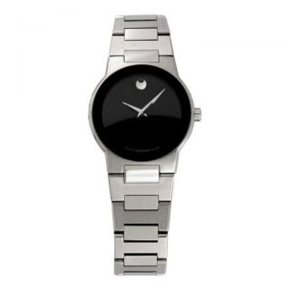 Movado Womens Safiro Stainless Steel Watch