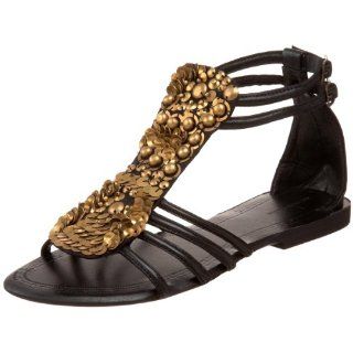 Womens Bongo Beaded Gladiator Sandal,Black,41 EU/11 M(B) US Shoes