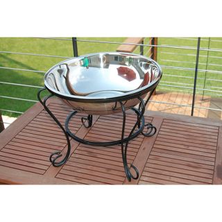 Stainless Steel 18 inch Fire Pit/ Beverage Tub