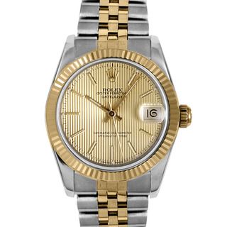 Pre owned Rolex MIdsize Womens Two tone Datejust Watch