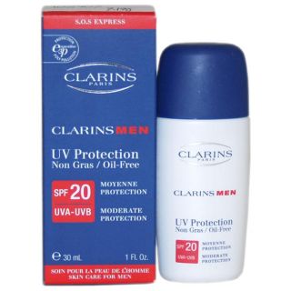 Clarins Men UV Protection SPF20 Oil Free UVA/UVB 1 ounce Sunscreen