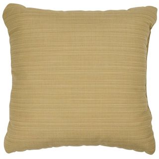 Light Yellow 22 inch Knife edged Outdoor Pillows with Sunbrella Fabric