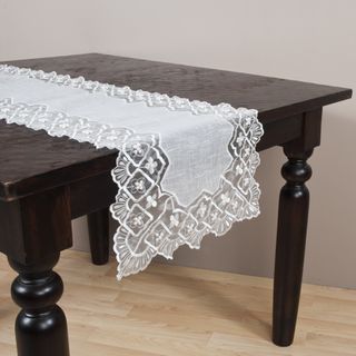Embroidered and Hand beaded Table Runner