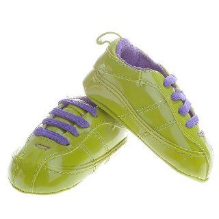 Green TRUMPETTE Soft Sole Infant Sneaker Shoes 6 24M Trumpette Shoes