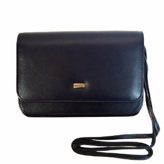 Double Flap Mini Bag with Total Wallet Organization (Navy) Shoes