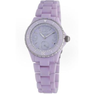 Haurex Italy Womens Make Up Lilac Plastceramic Watch