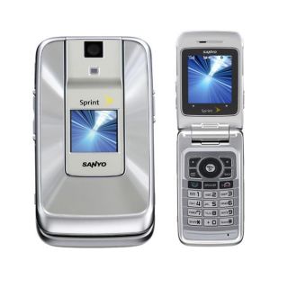Sanyo Katana DLX 8500 Silver Sprint Cell Phone (Refurbished