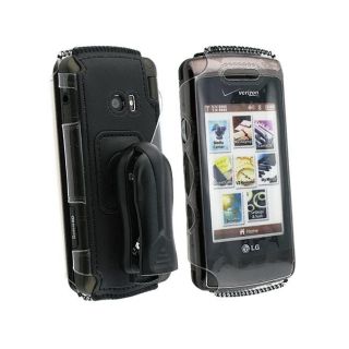 Eforcity Black Neoprene Case for LG EnV Touch VX11000