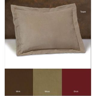 Tailored Microsuede Shams (Set of 2)