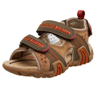 /Little Kid Safari Sandal,Sand/Brown,23 EU (7 M US Toddler) Shoes