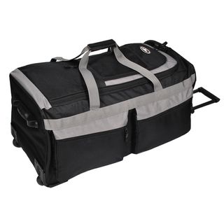 Everest 29 inch Black/Grey Rolling Upright Duffel Bag
