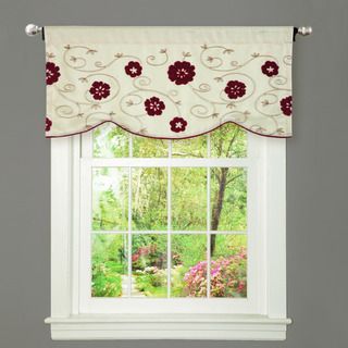 Royal Embrace Red Curtain Valance