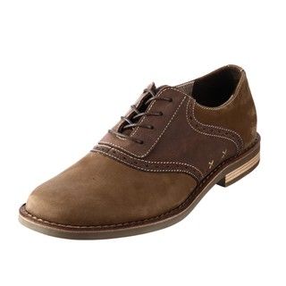 Original Penguin Mens Terry Brown Leather Oxfords