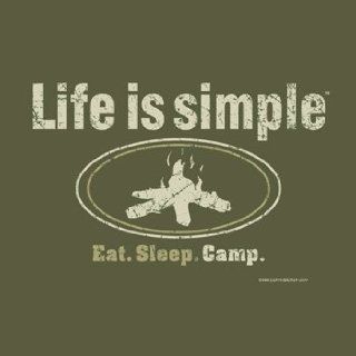 LIFE IS SIMPLE EAT SLEEP CAMP MEDIUM