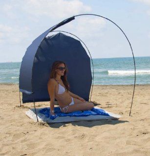 Titanium Easy Solar Beach Tent   Custom Adjust Shade  Blue