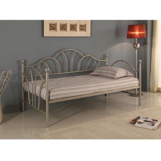 Pewter Metallic Metal Twin size Daybed