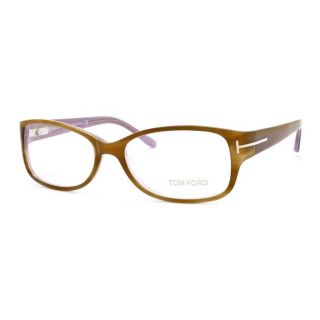 Tom Ford Womens Havana/Lilac Optical Eyeglasses